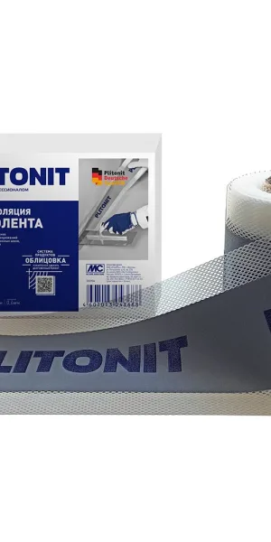 Лента гидроизоляционная Plitonit ГидроЛента 12 см 10 м