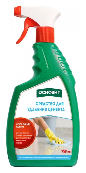Средство для удаления цементного налета Основит Сэйфскрин SGl1 0,75 л