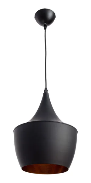 Светильник подвесной Arte Lamp Cappello E27 40 Вт 2 кв.м черный IP20 (A3407SP-1BK)