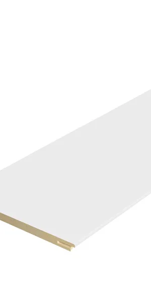 Доборная планка телескопическая Fly 62 150х10х2150 мм ПВХ эмалит белая (1 шт.)