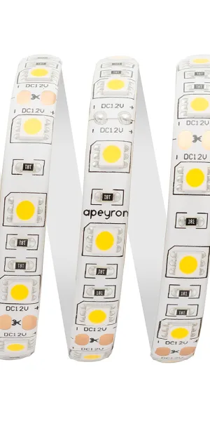 Лента светодиодная SMD 5050 3000К 12 В 12 Вт/м 3 м IP20 Apeyron (48ОО)