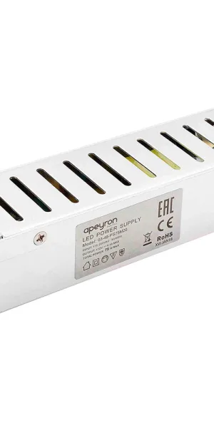 Блок питания для светодиодной ленты Apeyron 220/12 В 75 Вт IP20 (03-48)