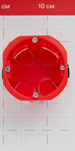 Коробка установочная Greenel для гипсокартона d68х45 мм IP20 (GE40022-R)