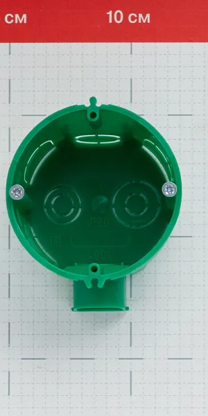 Коробка установочная Greenel для бетона d68х45 мм IP20 (GE40004‑10-R)
