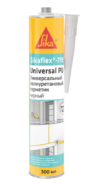 Герметик полиуретановый Sika Sikaflex 719 Universal черный 300 мл
