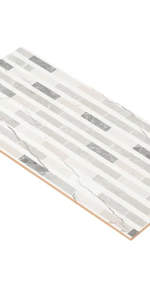 Плитка декор Axima Bonn White серая 600х300х9 мм