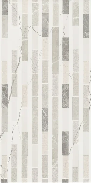 Плитка декор Axima Bonn White серая 600х300х9 мм