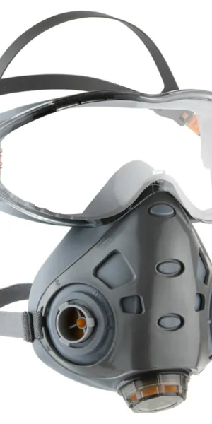 Полумаска Jeta Safety Air Optics FFP3 с интегрированными очками (9500-L)