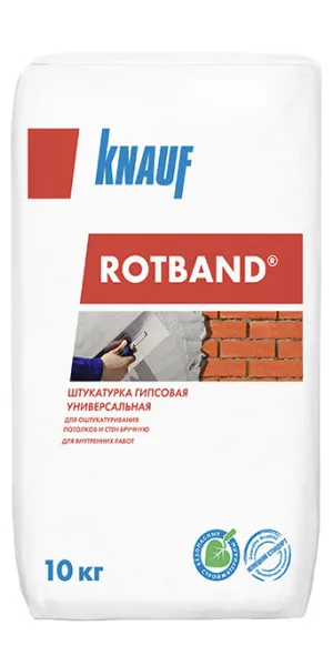 Штукатурка гипсовая Knauf Ротбанд 10 кг