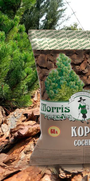 Кора Morris Green сосновая фракция 20-60 мм 60 л
