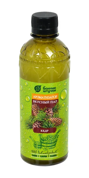 Ароматизатор для бани и сауны Банные штучки Вкусный пар Кедр 350 мл (32224)