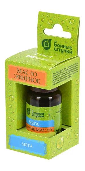 Эфирное масло для бани и сауны Банные штучки 15 мл мята (30022)