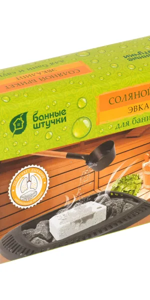 Соляной брикет для бани и сауны Банные штучки Эвкалипт (32255)