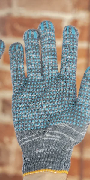 Перчатки х/б 4 нити с ПВХ покрытием графит 9 (XL)
