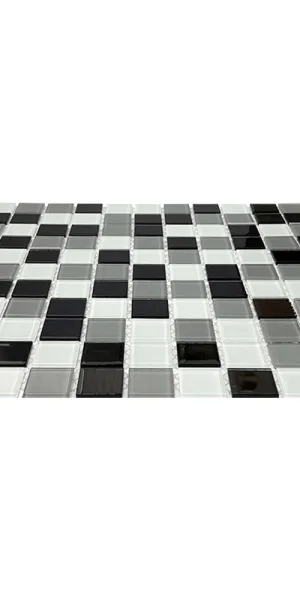 Мозаика Mir Mosaic Natural Color palette микс стеклянная 300х300х4 мм глянцевая