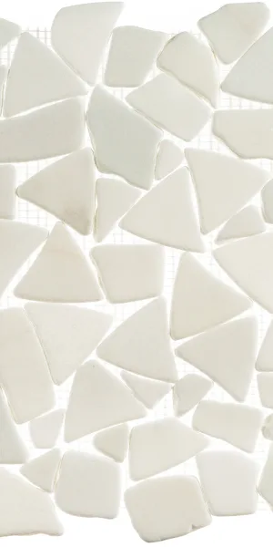 Мозаика Mir Mosaic Natural Paladium белая из натурального камня 305х305х7 мм матовая