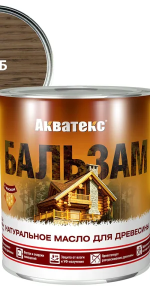 Масло Акватекс Бальзам для дерева дуб 2,2 л