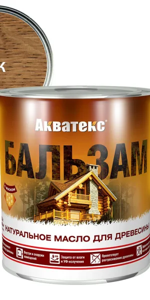 Масло Акватекс Бальзам для дерева тик 2,2 л