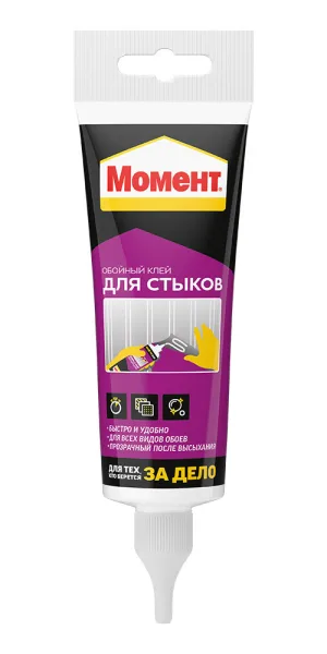 Клей для стыков обоев Момент готовый 120 г