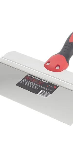 Шпатель фасадный Hesler Master 250 мм с эргономичной ручкой и широким полотном (540-678212)