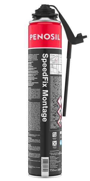 Клей-пена универсальная профессиональная Penosil SpeedFix Montage/BondPro Construction 878 750 мл