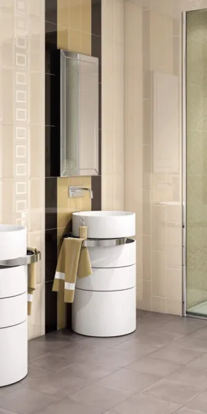 Плитка облицовочная Kerama Marazzi Вилланелла серая светлая 400x150x8 мм (22 шт.=1,32 кв.м)