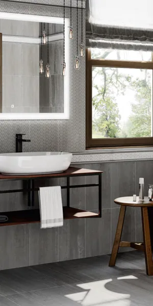 Плитка бордюр Кerama Marazzi Ломбардиа серая 250x54x8 мм