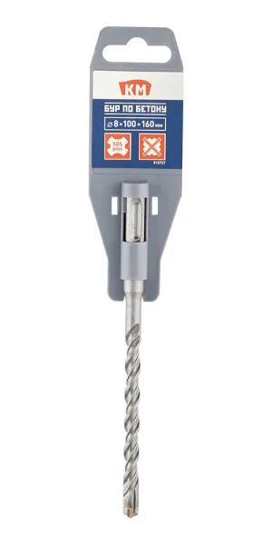 Бур SDS-plus КМ 8х100х160 мм (815727)