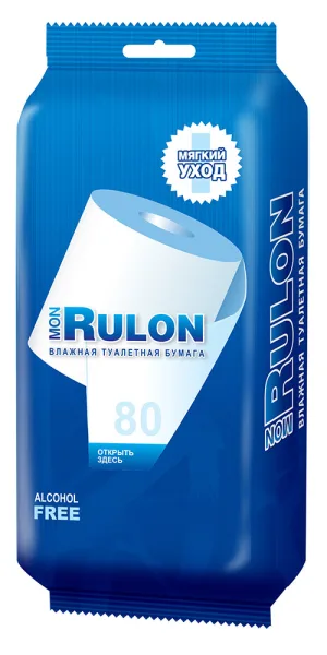 Влажная туалетная бумага Mon Rulon (80 шт.)