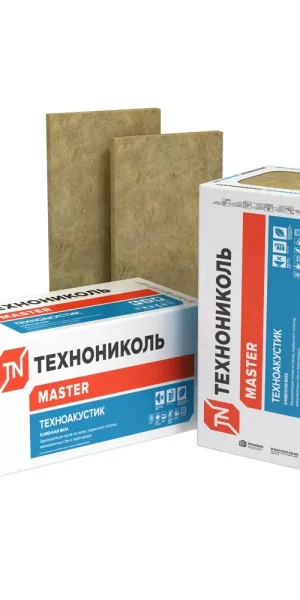 Шумоизоляция Технониколь Техноакустик 50х600х1200 мм 8,64 кв.м