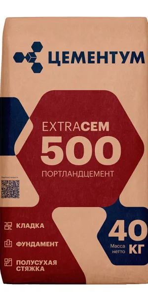 Цемент Цементум М500 Д20 ЦЕМ II/A-И 42,5 40 кг