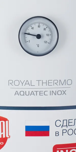 Водонагреватель накопительный Royal Thermo Aquatec Inox RTWX 200 косвенного нагрева 200 л 35 кВт напольный вертикальный