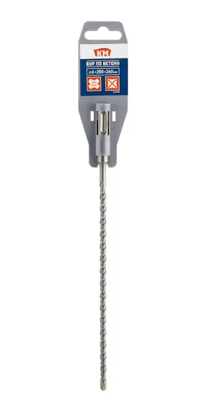 Бур SDS-plus КМ 6х200х260 мм (815725)
