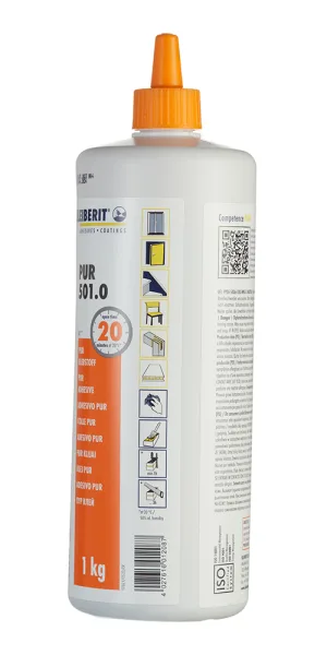 Клей монтажный полиуретановый Kleiberit 501.0 желто-коричневый 1 л