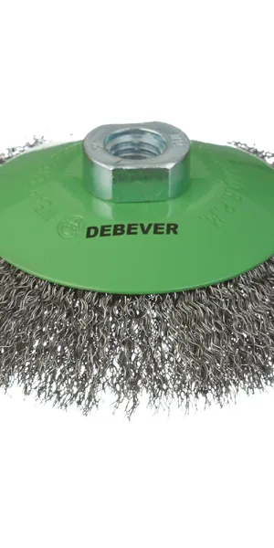 Корщетка для УШМ и УПМ Debever мягкая радиальная d125 мм М14 сталь