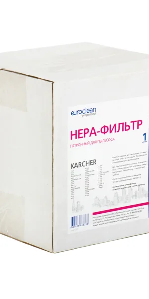 Фильтр для пылесоса Euroclean (KHPMY-WD2000) к моделям Karcher WD 2/3 бумага для сухой уборки