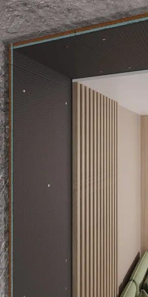 Панель звукоизоляционная Teplofonik+ 19х600х1250 мм армированная
