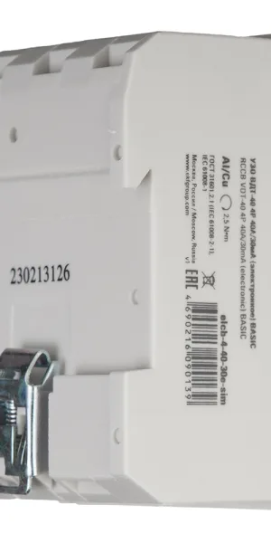 УЗО EKF Basic ВДТ-40 40А 3P+N тип AC 30 мА 4,5 кА (elcb-4-40-30e-sim)