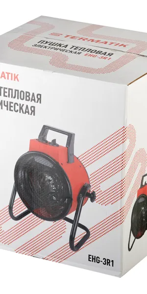 Пушка тепловая электрическая 3 кВт Termatik прямого нагрева (EHG-3R1)