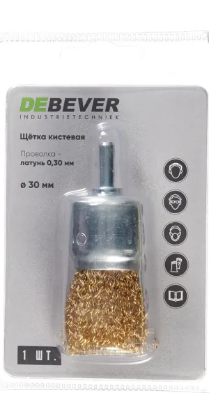 Корщетка для дрели Debever (DB80163393) мягкая кистеобразная d30 мм