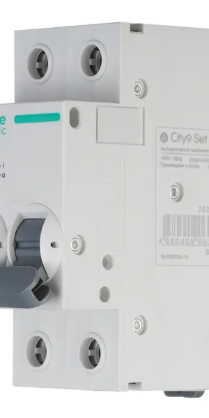 Автоматический выключатель модульный Systeme Electric City9 Set 2P 25А тип C 4,5 кА 230 В (C9F34225)
