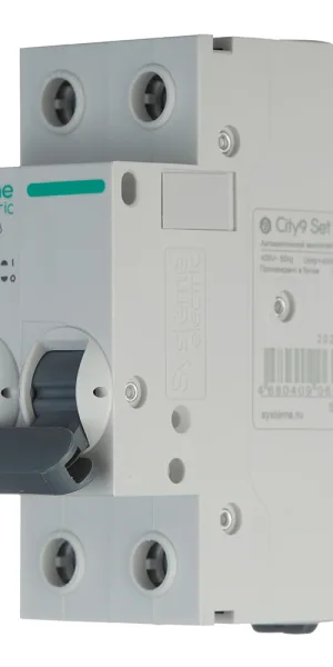 Автоматический выключатель модульный Systeme Electric City9 Set 2P 40А тип C 4,5 кА 230 В (C9F34240)