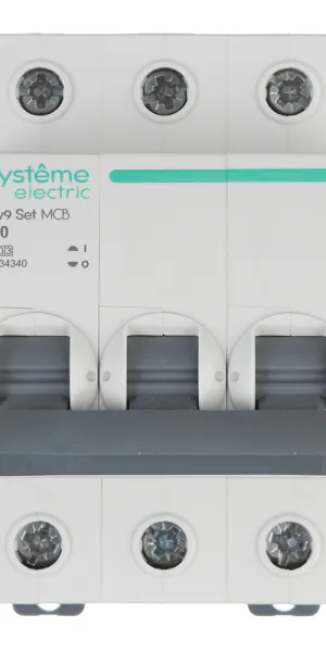 Автоматический выключатель модульный Systeme Electric City9 Set 3P 40А тип C 4,5 кА 230 В (C9F34340)