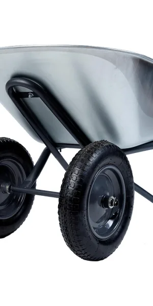Тачка садово-строительная двухколесная Павловская Заря 120 л 250 кг (ТДУ2-М115)