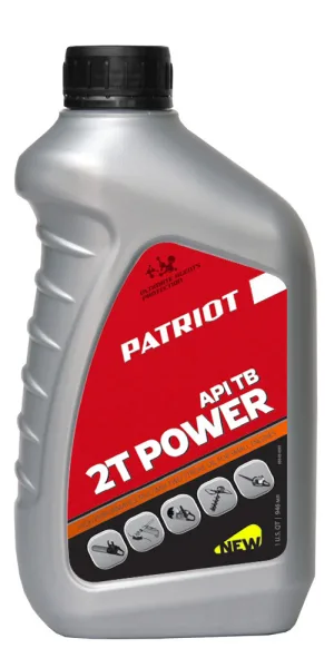 Масло для 2-тактных двигателей Patriot Power Active 2T минеральное 0,946 л (850030597)
