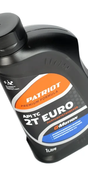 Масло для 2-тактных двигателей Patriot G-Motion 2Т Euro полусинтетическое 1 л (850030200)