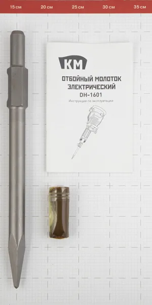 Отбойный молоток электрический КМ 1600 Вт 41 Дж HEX 30 (DH-1601)