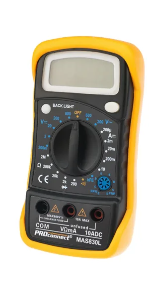 Мультиметр портативный Proconnect MAS830L (DT850L) (13-3021)