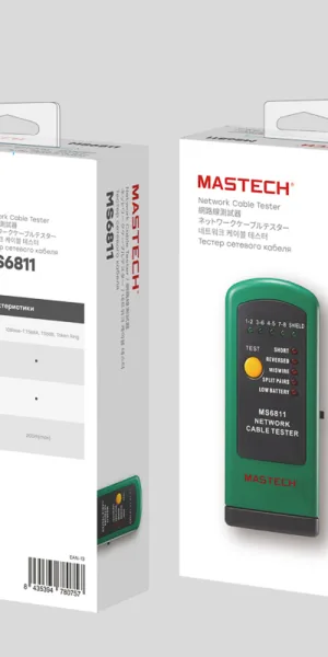 Тестер кабеля с генератором сигнала Mastech MS6811 RJ-45 (13-1224)