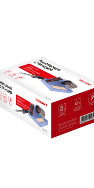 Паяльная станция Rexant R099 48 Вт 230 В 160-480 градусов (12-0152)